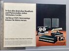 Telefunken HiFi Stereo Anlage Phono Original Vintage Advert Werbung 1973 Reklame