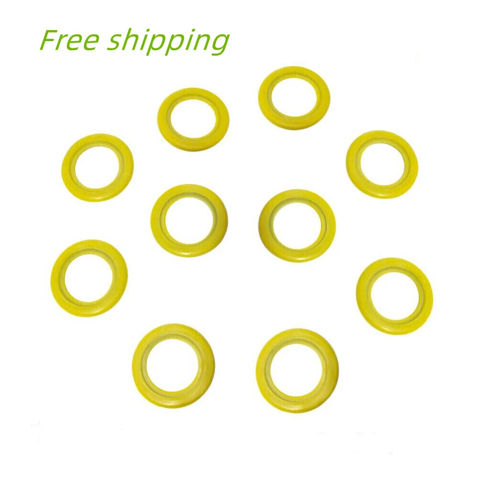 10Pcs MerCruiser Mercury Drain Screw Seal Washer  Yellow 26-8M0204693 26-830749 - Image 1 of 1