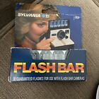 Vintage GTE Sylvania Blue Dot Flash Bar 10 Flashes