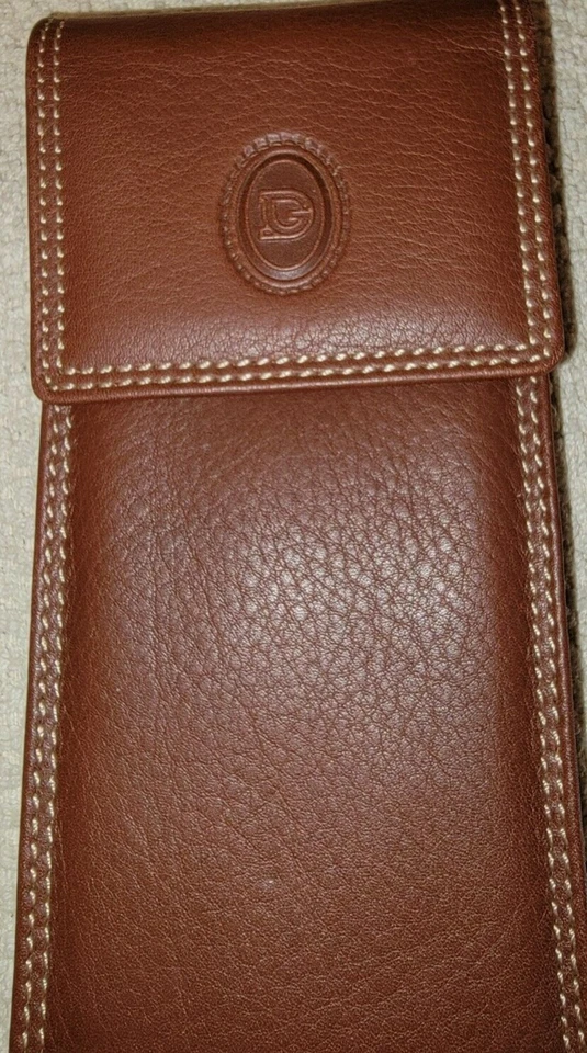 Schaeffer眼镜盒,棕色皮革眼镜  — 第 1/4 张图片