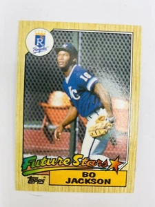 1987 Topps Baseball #170 Bo Jackson Kansas City Royals Rookie NM-Mint - Bild 1 von 2