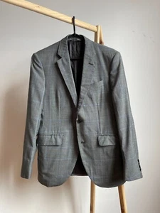 Hackett Mayfair Large Check Wool Blazer Size UK/US 38R - Picture 1 of 10