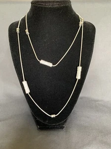 Lia Sophia Halskette "Breleigh", geschliffene Kristalle, 36-39 Zoll, neu, orig UVP 128,00 € - Bild 1 von 3