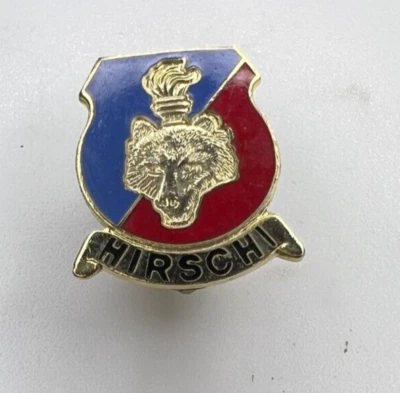 USA School Pin Badge Hirschi high School 30 x 23 mm Vintage - Image 1 of 3