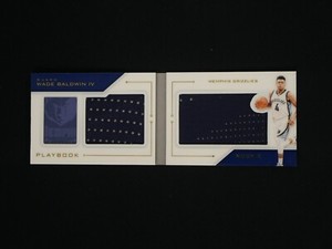 WADE BALDWIN IV 2016-17 PREFERRED BASKETBALL ROOKIE JUMBO PLAYBOOK /99