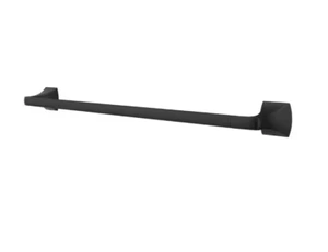 Pfister Bruxie 24 in. Wall Mounted Single Towel Bar in Matte Black (BTB-BIE2B) - Picture 1 of 5