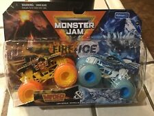 MONSTER JAM Fire and Ice Max-D & Dragon HTF!