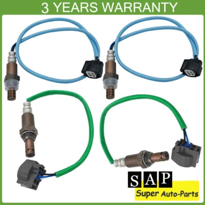 Sensor de oxígeno aguas arriba+aguas abajo 4 piezas para Jaguar XJR XJ8 Vanden Plas 2005-2007 4,2 L Foto 1 de 4