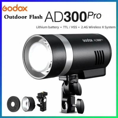 Godox AD300Pro 300w TTL 2.4G HSS 1/8000 Li-ion Bi-Color Flash Strobe Moonlight - Image 1 of 4