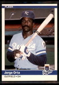 1984 Fleer Update Jorge Orta #U-86 Kansas City Royals - Picture 1 of 2