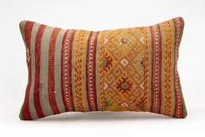 Decorative Pillow Cover, 12x20 in, Kilim Pillow, Turkish Pillow, Sofa Cushion - Picture 1 of 4