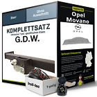 Produktbild - Anhängerkupplung starr für OPEL Movano +E-Satz ABE EC 94/20