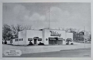 Norwood, RI. VIKING , Cafe, Restaurant - Early Postcard - Picture 1 of 2