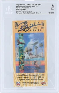 Ray Lewis Ravens Cut Signature Fanatics Authentic COA Item#14336304 - Picture 1 of 2