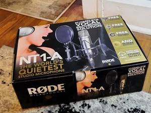 Kit Completo de Diafragma Grande Rode NT1-A Micrófono SM6 Montaje Cables Protectores - Imagen 1 de 12