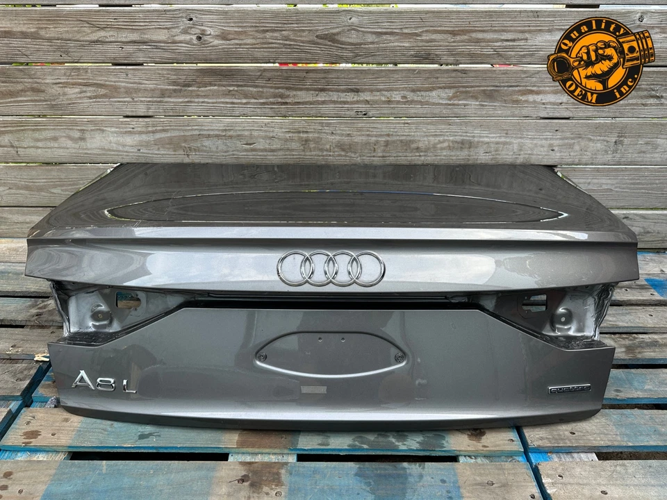 Audi A8 A8L S8 2019-2025 puerta trasera tapa maletero (gris Terra Z8/X7H) OEM Foto 1 de 4