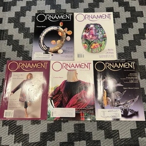 Ornament Magazine Lot Of 5 2009 Magazines Art Of Personal Adornment - Picture 1 of 6