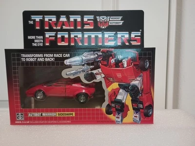Transformers G1 Sideswipe Autobot Warrior Action Figure Transforming Toy New Box - Image 1 of 4