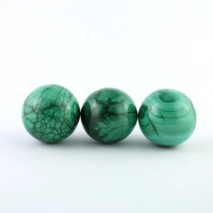 Stunning MALACHITE Sphere Collectables Minerals Crystal Therapy 218 - 226 Gr - Picture 1 of 4
