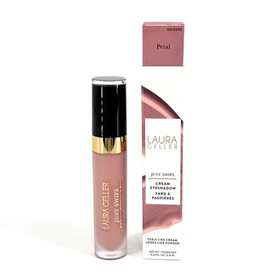 Laura Geller Just Swipe Cream Eye Shadow Powder Finish PETAL MATTE .22oz NIB - Image 1 of 4