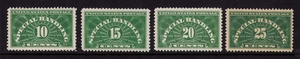 1925-1955 QE1 QE2 QE3 QE4 MLH Special Handling VF Complete Set - Picture 1 of 2