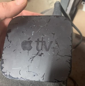 Apple TV HD 4th Gen A1625 32GB w Power Cable NEWEST UPDATE - UGLY, WORKS GREAT! - Picture 1 of 3