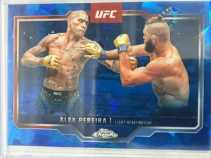 2025 Topps Chrome UFC Alex Pereira #2 Sapphire - Bild 1 von 2