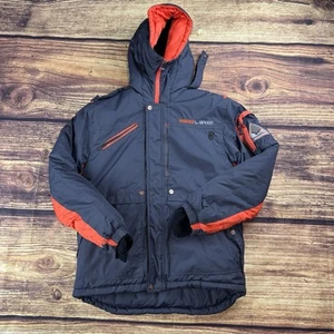 Hawke & Co. Sport Heavy Coat Jacket Blue/Orange Sherpa Lined Size 18/20 Youth XL - Picture 1 of 7