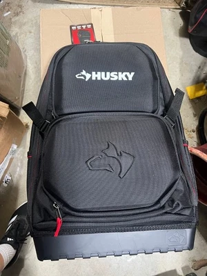 Husky 1009 028 711 Heavy Duty Pro Tool Backpack. TOOL BAG FAST FREE SHIPPING USA - Image 1 of 4