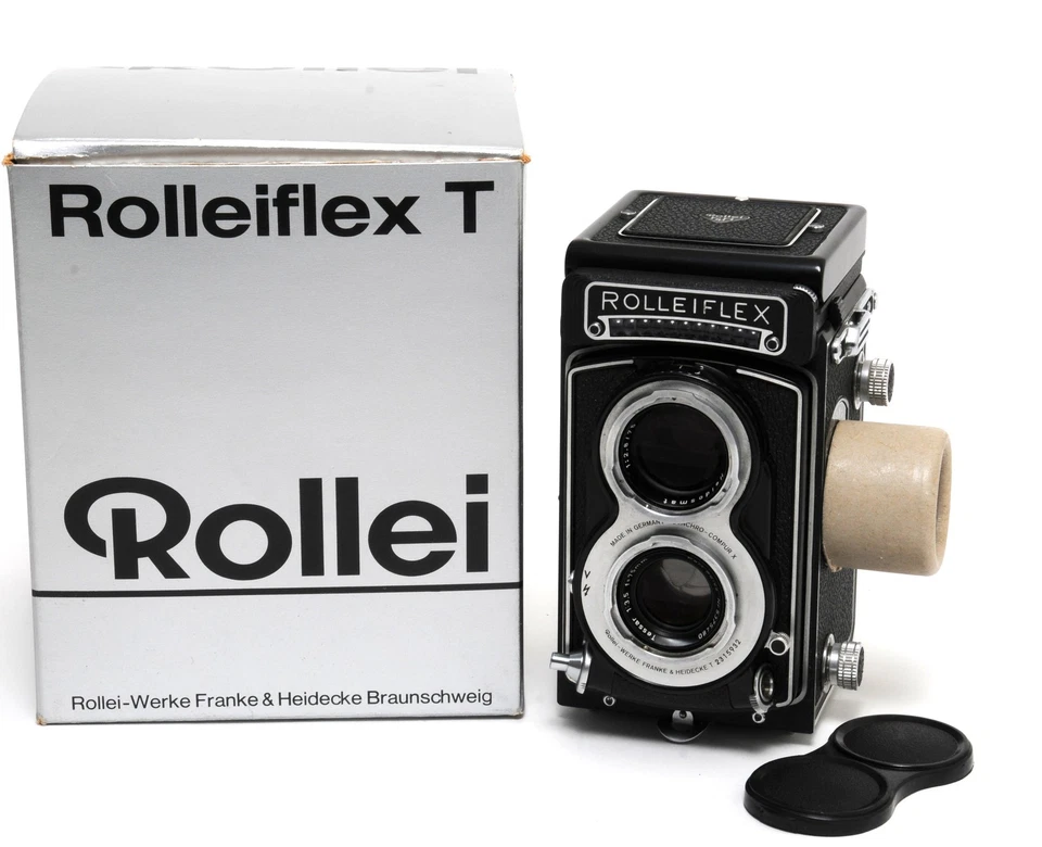 Rolleiflex T White Face MINT 4.5x6 boxed - Image 1 of 4
