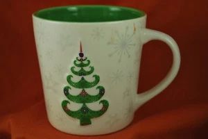 Starbucks Coffee Mug Holiday 2006 Cup 17 oz Embossed Tree Snowflake VERY NICE!! - Picture 1 of 6