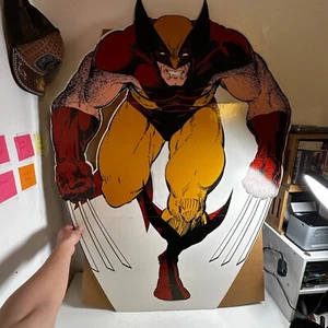Marvel Comics Wolverine Figure Adams Cutout Standee Cardboard Wall Art - Picture 1 of 20