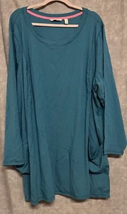 Gr.5X Isaac Mizrahi Live Soho Tunika Oberteil Strick A451985 türkis grün - Bild 1 von 5
