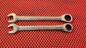 2 PITTSBURGH METRIC RATCHETING COMBINATION WRENCHES, 14mm & 15mm - Picture 1 of 4