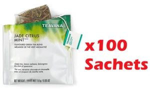 STARBUCKS TEAVANA JADE CITRUS MINT GREEN TEA BLEND SACHET 100CT BB MAR 2027 - Picture 1 of 1