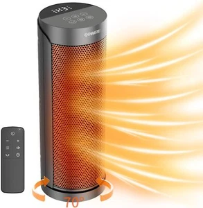 Digital Tower Space Heater Portable Oscillating Ceramic Thermostat Timer 1500W - Picture 1 of 7