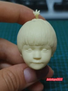 1/6 Kendo Cute Little Boy Head Sculpt Model Fit 12'' Male Soldier Figure Body - Picture 1 of 5