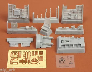 Segunda Guerra Mundial Ki-44 Shoki (Tojo) Juego de cabina para Hasegawa Kit 1:48 SBS 48038 - Imagen 1 de 2