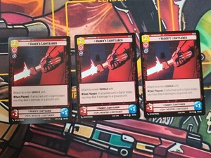 Star Wars Unlimited -PLAYSET- Vader's Lightsaber S # 136/252 (NM) - Picture 1 of 8