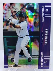 Playoff Prestige Craig Monroe Xtra 2005 bases púrpura/100 #133 Detroit Tigers - Imagen 1 de 2