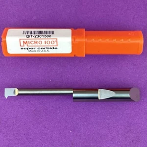 MICRO 100 QIT-2301500 Carbide Threading Bar; 5/16"; 10-48 TPI 🎯Machinist - Picture 1 of 2