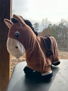 Waddle Bouncer Soft Plush Ride On Bouncer Horse Super Luxe Cover great condition - Picture 1 of 4