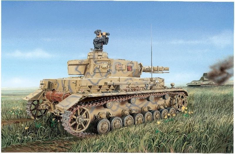 Pz.kpfw.iv Ausf.f-1 (smart Kit) Tank 1:35 Plastic Model Kit DRAGON MODELS - Immagine 1 di 1