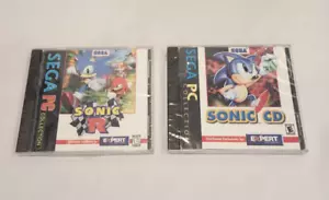 PC CD-ROM Sega SONIC CD (2000) y R (1999) nuevo/sellado - Imagen 1 de 2