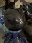 Vintage HUMBERTO PONCE Mata Ortiz Black 4” Pottery Dung Vase Native American Exc