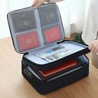Papers File Organizer With Lock Home Large Capacity Document Storage Bag