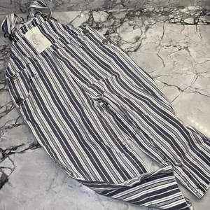 Vintage Little Arizona 2T Striped Overalls - Picture 1 of 6