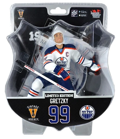 Imports Dragon NHL LTD 6" Figure - Edmonton Oilers Wayne Gretzky (Away Jersey) Cover