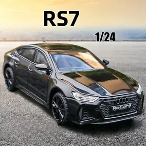 1:24 Scale AUDI RS7 Coupe Diecast Model Sports Toy Car Sound&Light Toy Gift NEW - Picture 1 of 10