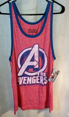 ¡NUEVO CON ETIQUETAS! Camiseta sin mangas Marvel "Avengers Assemble"!  Adulto mediano. ¡Envío gratis! Foto 1 de 4
